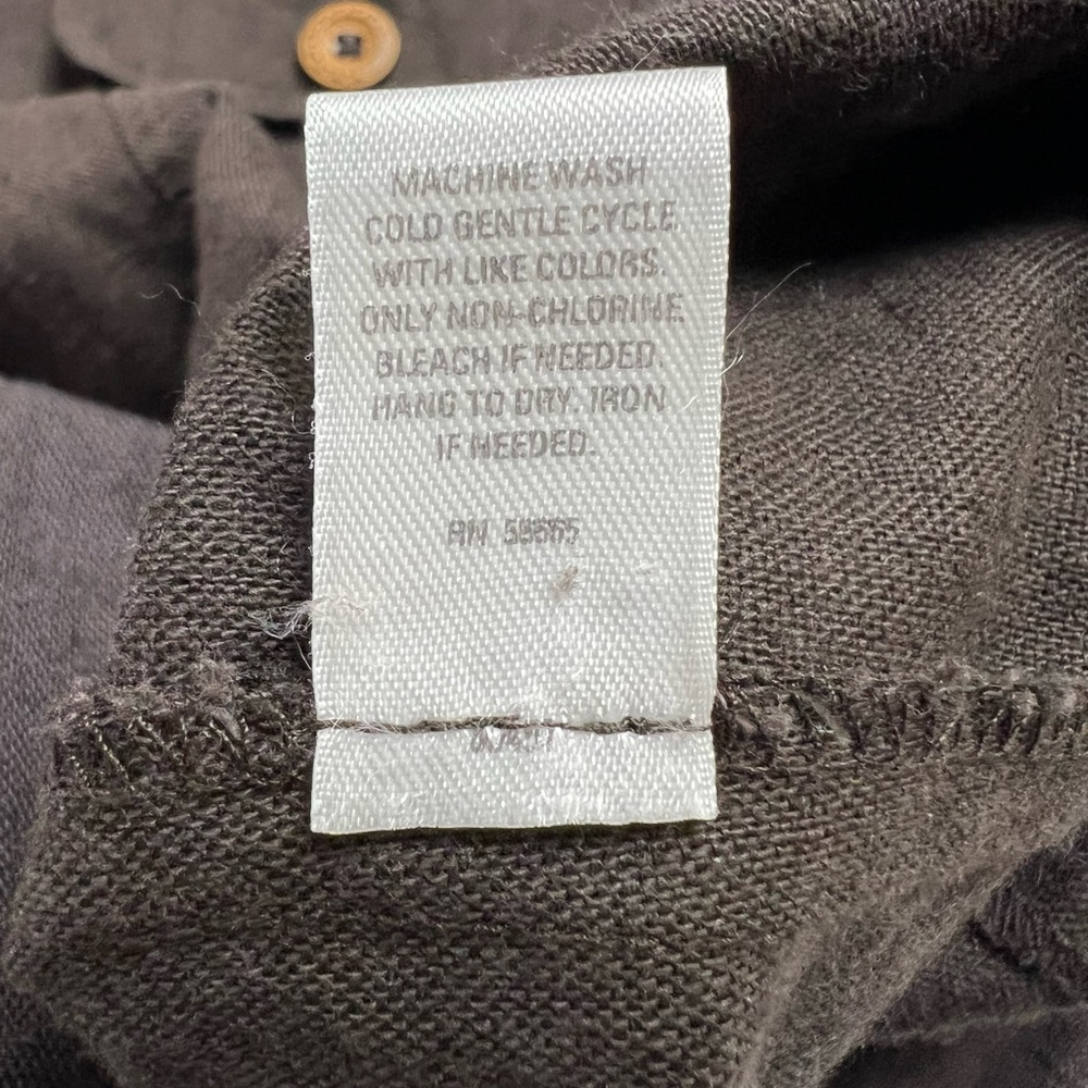 Amber Sun Cotton Linen Jacket Size Large - Picture 10 of 10